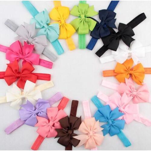 Baby Hair Band Baby Hair Accessories Ribbon dovetail headband Toddler Girl Kids Bow Hairband YH392