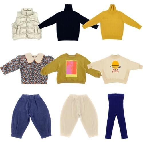 Kids Winter Clothes Suit 2020 New Girls Clothing Sets MF Brand Long Sleeve Fashion Boys Pants Jackets Coat Baby Girl Outfit