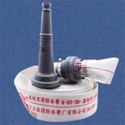 Φ65 2.5" irrigation water band garden hose fire-prevention pipe Fire hose with sprayer 20m/roll