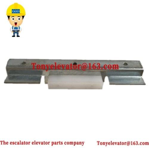 Elevator Door Slider L80mm W13mm H16mm With Bracket Iron plate L200mm W40mm Use for OTIS