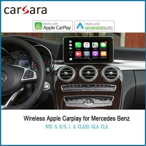 Merce des NTG5.0 5.1 5.2 System Wireless CarPlay Android Auto AirPlay Phonelink Box for A CLA GLA B GLC CLS E GLK G ML SLK Class