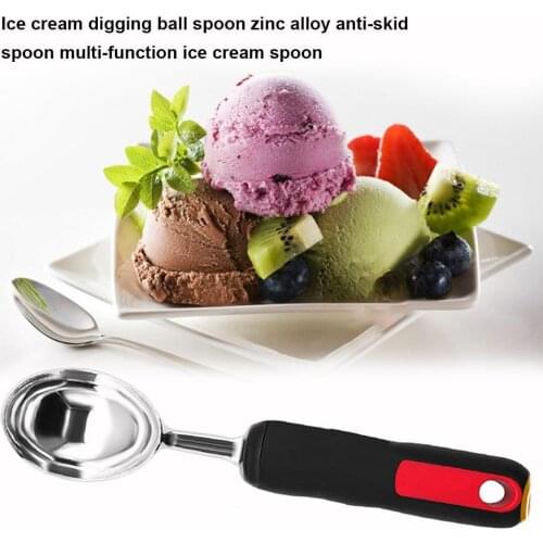 Metal Ice Cream Dessert Digging Ball Spoon Scoop Non-stick Kitchen Gadget