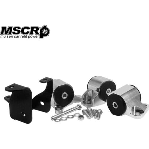 Engine Swap Mount Kit (2-bolt Left Mount) fit for HONDA CIVIC D16 B16 B18 B20 EK 1996-2000 MSCRP-YX01253