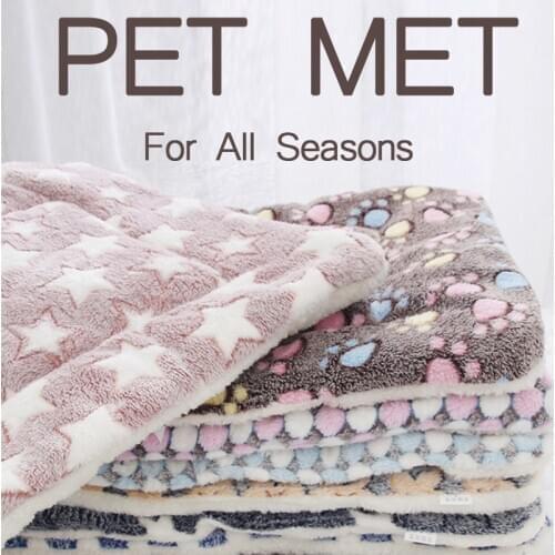 Pet Blanket Dog Bed Cat Mat Soft Coral Fleece Winter Thicken Warm Sleeping Beds for Small Medium Dogs Cats Pet Supplies
