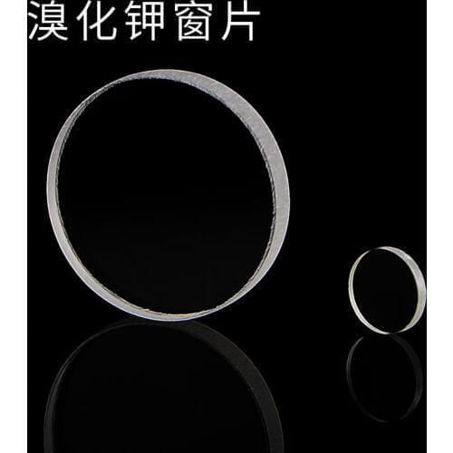 Single Transparent KBr Infrared Sheet KBr Salt Sheet with Round/square Diameter of Potassium Bromide Window Sheet