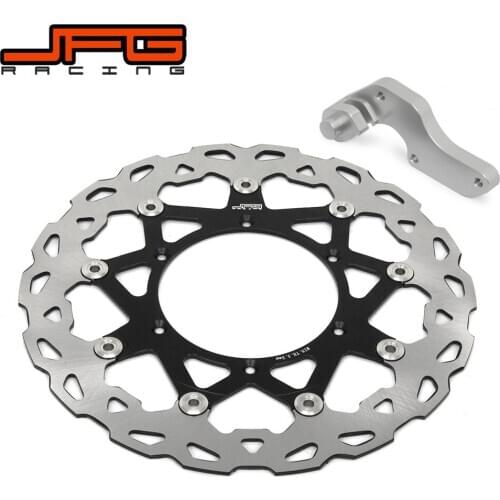 Motorcycle Front Floating Brake Discs With Bracket For YAMAHA YZ125 WR125 WR250 YZ250 WR400F YZ400F WR426F YZ426F WR450F YZ450F