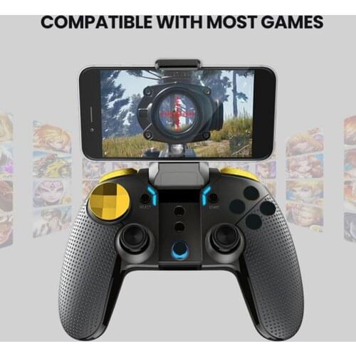 PG-9118 Rechargeable Wireless Gamepad Bluetooth Mobile Game Controller With Backlight Function for iPhone Android