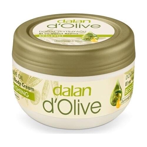 D'Olive Natural Olive Oil Hand and Body Cream Nourishing, 300 Ml