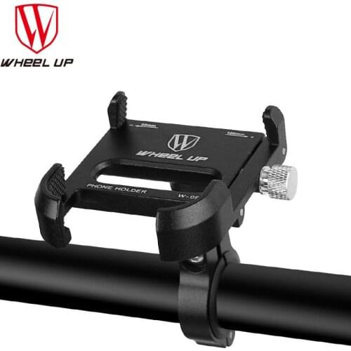 WHEEL UP Bicycle Phone Mount Adjustable Bike Stand Handlebar Bicycle Front Rack Carrier Mobile Phone Cycling Storage Racks M96