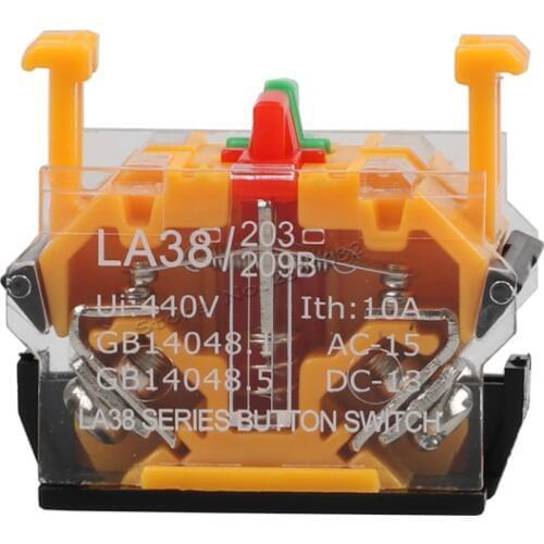 Silver Contact for push button switch LA38 1NO1NC 2NO DIY accessories