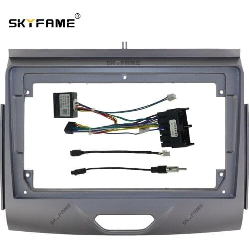 SKYFAME Car Frame Cable Canbus For Ford Ranger 2019 Big Screen Audio Dash Panel Frame Fascia