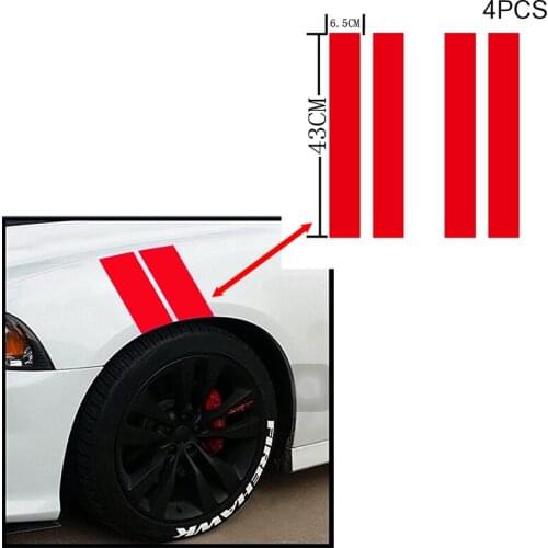 Cool Car Styling Wheel Tire Bumper Sticker For Ford Focus 2 3 1 Fiesta Mondeo Kuba Ecosport Mini Cooper R56 R50 R53 F56 F55 R60