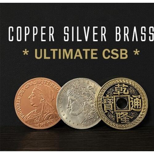 Ultimate CSB 2.0 Magic Tricks Coin Magician Mentalism Fun Close Up Illusions Gimmick Magic Props Appear Vanish Transform Magia