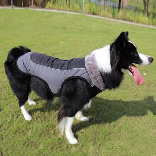 Waterproof Big Dogs Clothes Winter Warm Thick Pet Dog Clothing For Small Medium Large Dog Labrador Border Collie Jacket Coats