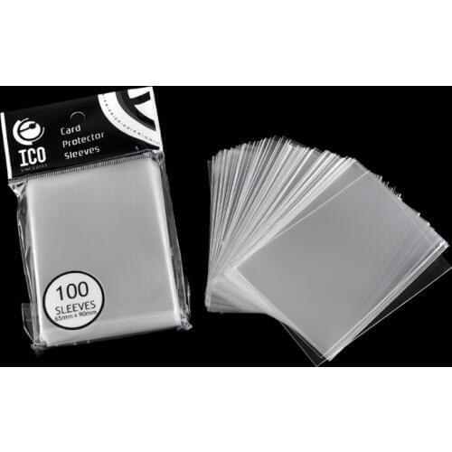 65*90mm Card Protector Magic Killers of Three Kingdom Football Star Card Transparent Unsealed Game Sleeves Board Cards