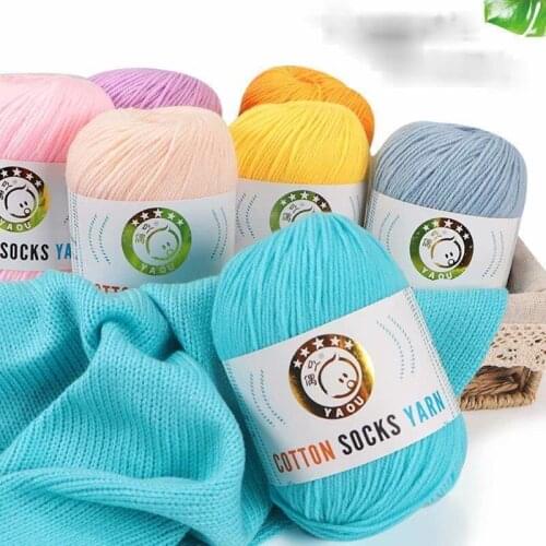 10pcs 3-strand Combed Cotton Wool DIY Hand Doll Baby Childrens Toy Yarn 50g Cross Border Yarn Thick Yarn Wool Yarn