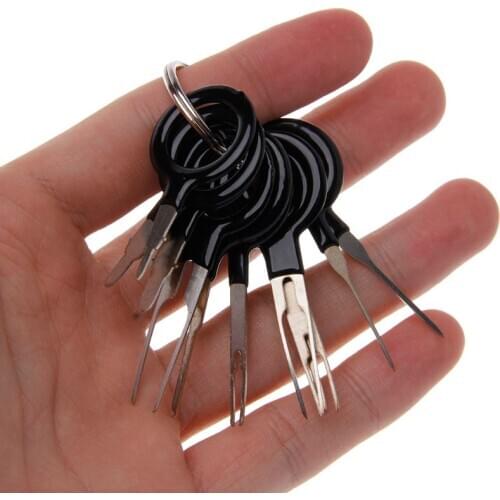 11 Pcs Car Terminal Removal Tool Kit Wiring Connector Pin Release Extractor Q9QD