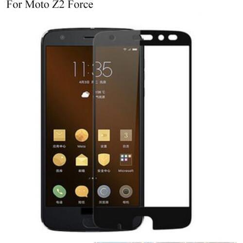 2PCS 9H Full Screen Protector For Moto Z2 Force Full Coverage Protective Film Tempered Glass For Moto Z 2 Force