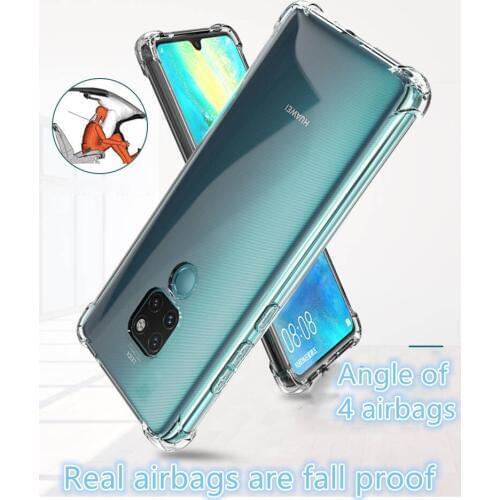 360 Clear Cover for Huawei Mate 30 Case Mate 20 P30 P20 Pro Protective phone Case for Huawei P20 P30 Lite Soft TPU Silicone Case