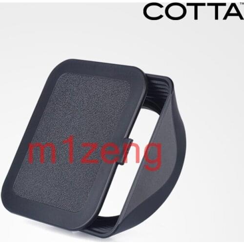49mm screw square metal Lens Hood cover for Sony RX1 RX1R A7R fujifilm x100 x100s x100t x100v leica x1 x2 Q lens
