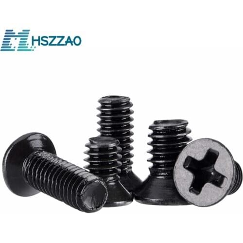 50 Pcs M2 M2.5 M3 KM Screw Flat Head Phillips Screws Laptop Notebook Screws Set Kit for computer small screw