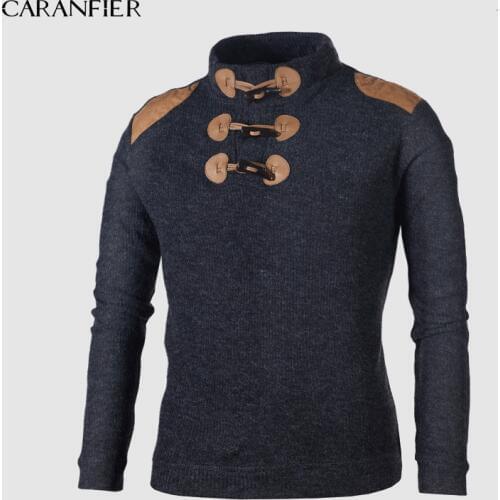Мужские шерстяные пуловеры CARANFIER China At AliExpress