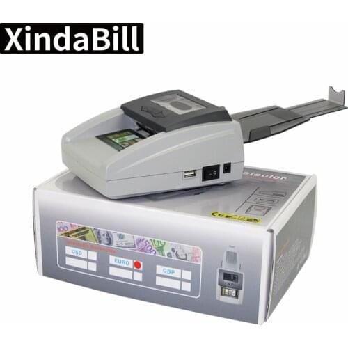 Counterfeit Money Detector Intelligent Detecting for the Euro/TRL/CHF/GBP Currency Detecting 6-8kinds fake money Detector