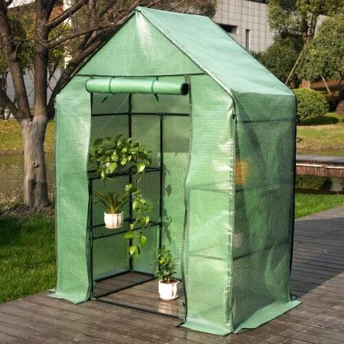 Foil Greenhouse with Tiers Tomato Garden House Vegetable Plant Grow Tent Warm Waterproof Flower Growhouse Household Shed