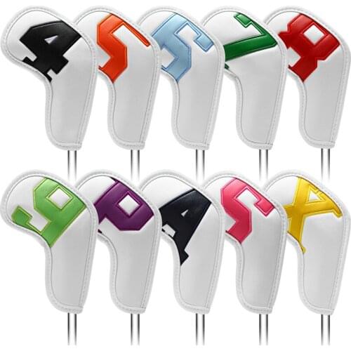 Golf hierro cubre fundas de cabeza para club de golf de varios colores y estilos tanto los hombres como las mujeres pueden usar