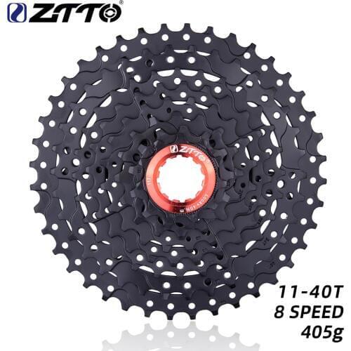 ZTTO MTB 8 Speed Cassette 11-40 Black Freewheel 11-40T k7 8speed Lightweight and durable for M410 X4 HG cassette Mountain Bike