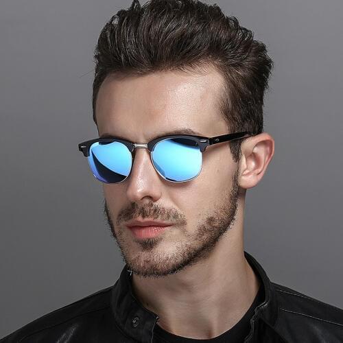 Classic polarized sunglasses men and women retro brand designer high quality sunglasses female men fashion mirror sunglasses