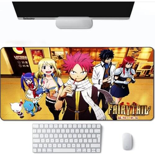Mouse Pad Fairy Tail Girl Mats Anime Keyboard Mause Large Mausepad Desk Manga Computer Table Custom Pc Gaming Xxl Mousepad Pink