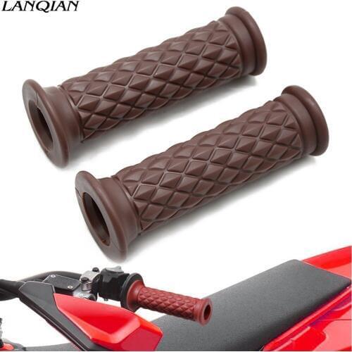 Motorcycle Retro cafe Rubber Hand Grips Handle Bar For Honda CBR929RR 2000 2001 CBR600RR 2003 2004 2005 2006 CBR954RR 2002