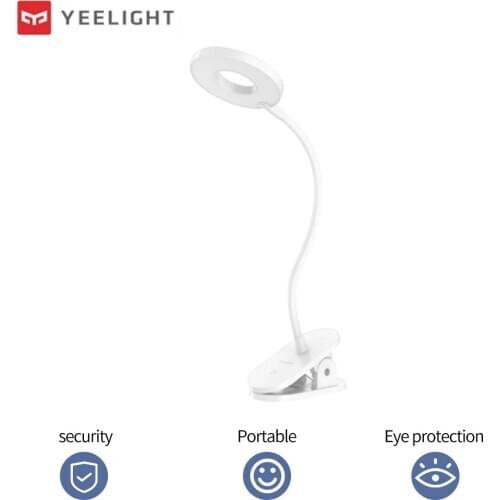 Yeelight table lamp night light Desk Reading Lamp Adjustable Dimming moon light 5W Clip-On USB Rechargeable led lights