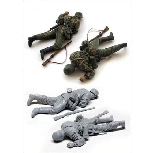 New Unassembled 1/35 ancient man KILLED Resin Kit DIY Toys Unpainted resin model
