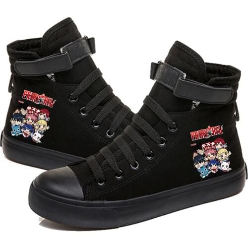 Fairy Tail Printed High Top Canvas Shoes Cozy Sneakers