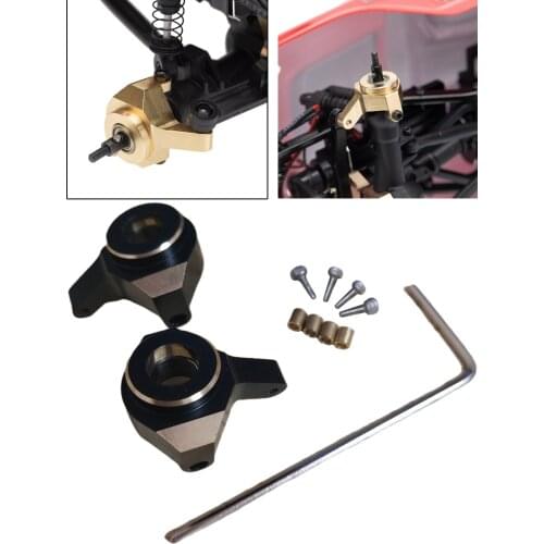 Front Steering Knuckle Cup for 1/24 RC Crawler Car for Axial SCX24 90081 Upgrade Parts