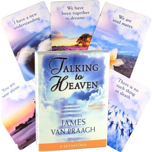 Talking To Heaven Tarot Cards Deck Mysterious Divination Rider Manara Romance Angels Modern Witch Board Game