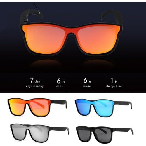 Bluetooth-compatible Audio Smart Sunglasses Wireless Audio Sunglasses Open Ear Headphone Glasses Outdoor Audio Sunglasses