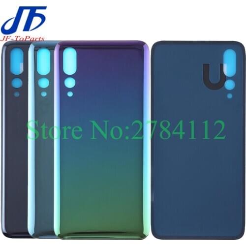 10Pcs Back Glass Replacement For Huawei P20 Pro CLT-AL00 CLT-L09 CLT-L29 CLT-TL00 Battery Cover Rear Door Housing Case