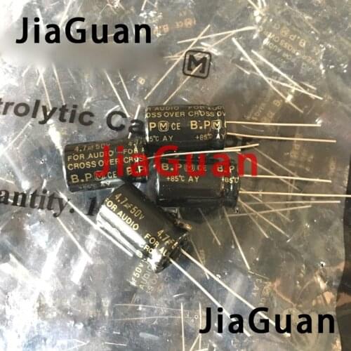 10pcs NEW Matsushita FOR AUDIO 50V4.7UF 12.5X20MM Audio electrolytic capacitor non-polar 4.7uF/50V BP AY CROSSOVER 4.7UF 50V