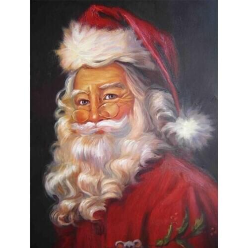 DIY Diamond Painting Cross Stitch Santa Claus Mosaic Full Rhinestones 5D Diamond Embroidery Icon Decor DIY Painting Gift FZ576