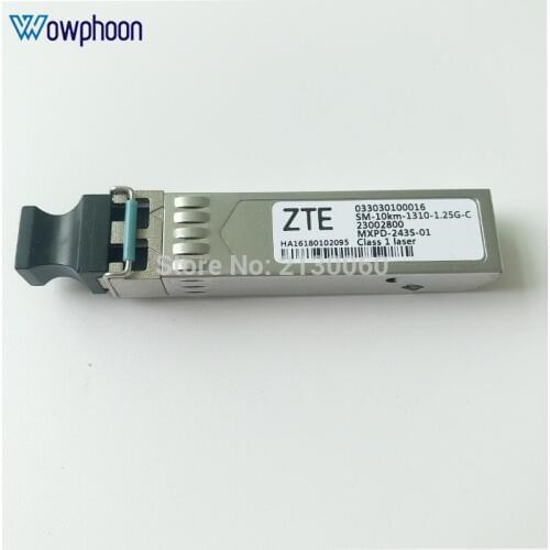 Free Shipping Original ZTE SFP Modules SM-10km-1310-1.25G Optical Tranceiver Module use for ZTE Uplink Board SMXA HUTQ HUVQ GUFQ