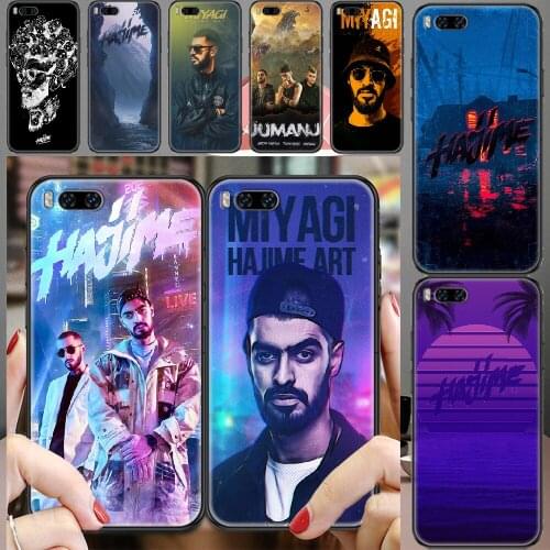 MiyaGi Andy Panda Hajime Phone case For Xiaomi Mi Max Note 3 A2 A3 8 9 9T 10 Lite Pro Ultra black art Etui painting cover trend