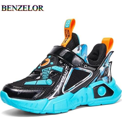 BENZELOR Children Sport Shoes For Girls Boys Sneakers Kids Casual 2021 Fashion Mesh Comfortable Child School Student Footwear