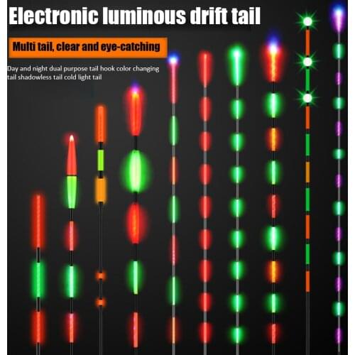 Electric Fishing Float Night Light Luminous Electronic Float Fishing Tackle Fishing hooks Fresh Water Buoy Fishing Tackles Tools