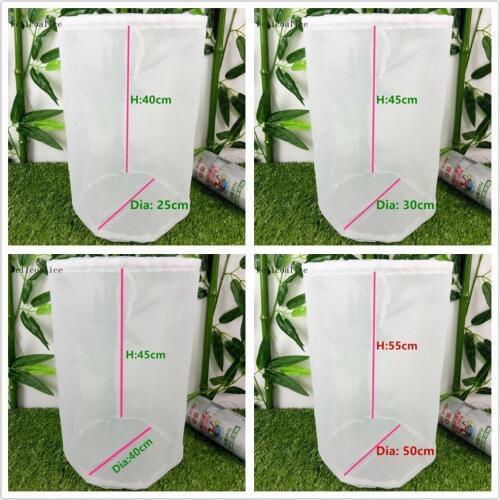 Felicoalice 1PCS A Type Home Brew Filter Bag Lager Brewing Reusable Wort Filter Bag For Malt Boiling