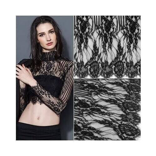 GLace Eyelash Lace 3m/lot Lace Fabric Womens clothing accessories embroidered curtains lace wedding dress decoration XT032