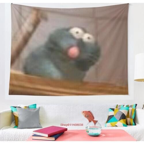 Ratatouille tapestry Wall Tapestry Wall Hanging Wall Art Coverlet Bedding Blanket Sheet Throw Furniture Yoga Mat