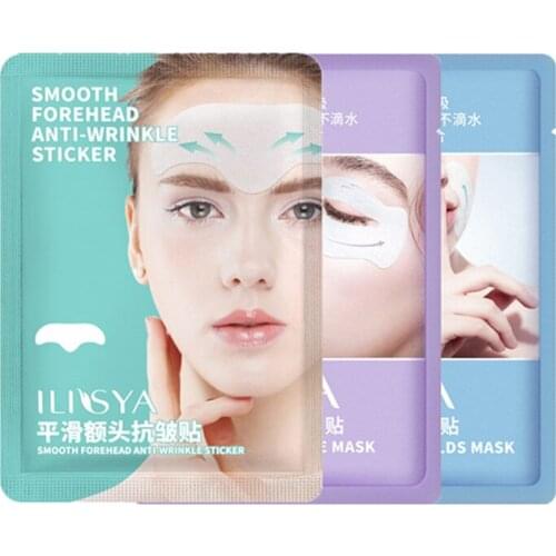 Skincare Sets—1 Pair Eye Mask, 1 PC Forehead Patch, 1 Pair Nasolabial Folds Mask, Anti Wrinkles